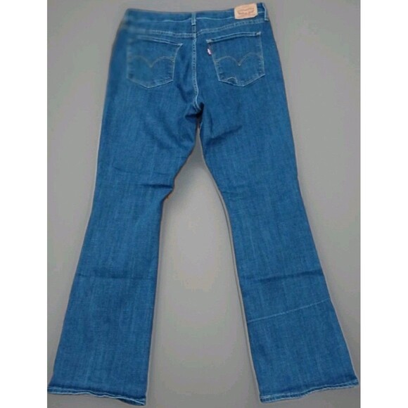 Levi’s 725 High Rise Bootcut Jeans 33 Women’s Blue Stretch Y2K Vintage Fit - Picture 6 of 14